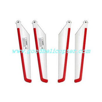 mjx-t-series-t34-t634 helicopter parts main blades (red color)
